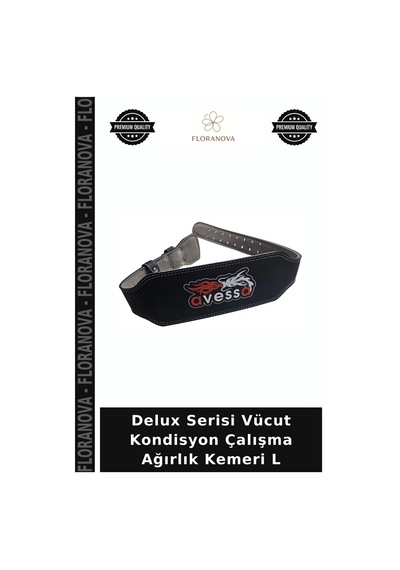 Delux Serisi Vücut Kondisyon Çalışma Ağırlık Kemeri L