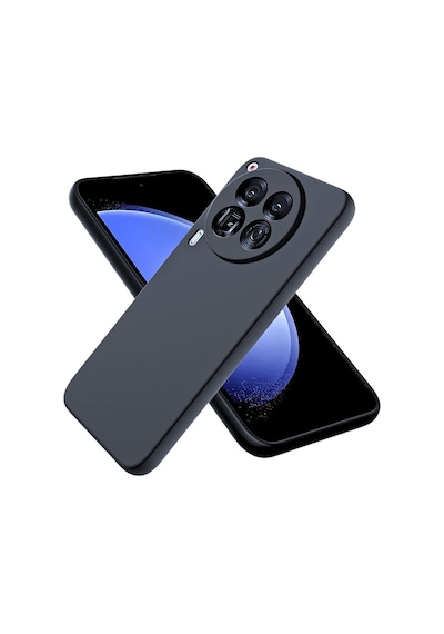 Tecno Camon 30 CL6 Uyumlu Silikon Kılıf - Kamera Korumalı Esnek Pastel Renk Kapak - Siyah