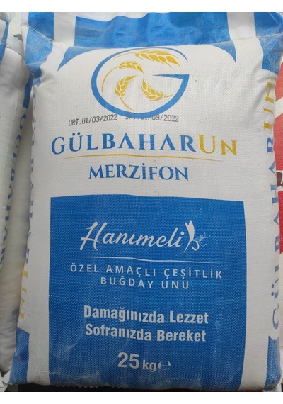 Gülbahar Un Merzifon Hanımeli Özel Amaçlı Çeşitlik Buğday Unu 25 KG