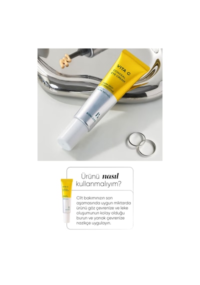 Retinol Ve C Vitamini İçeren Aydınlık Görünüm Sağlayan Conceal Göz Kremi Vita C Eye Cream