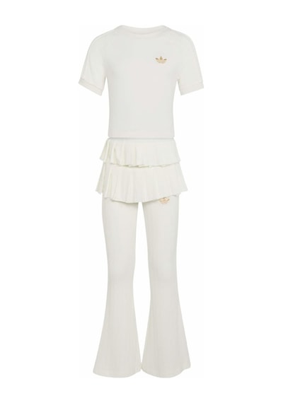 Adidas Knt Tee Leg Set Beyaz Çocuk Eşofman Takımı Kr4053
