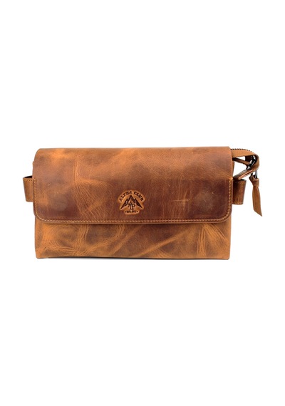 Alphaclub Bag Erkek Kahverengi Hakiki Deri El Ve Portföy Çantası