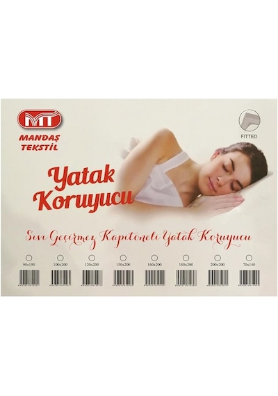 Mandaş Kapitone Fitted Sıvı Geçirmez Bebek Alezi 70 x 140