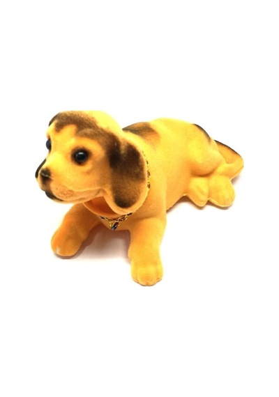 Kafa Sallayan Köpek Araç Içi Torpido Süsü Turuncu Büyük 15X8Cm (519024154)