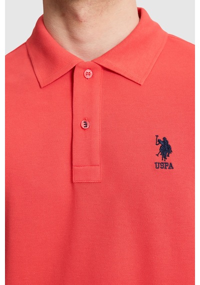 U.S. Polo Assn. U.s. Polo Assn. Erkek Kırmızı Tişört Basic 50322314-vr213 Rısk Red