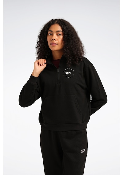 Reebok Q3 Ide Ft Mıdlayer Siyah Kadın Sweatshirt 000000000102264197 Siyah-sıyah