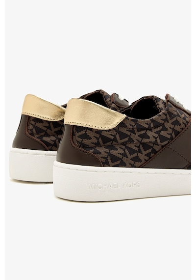 Kadın Kaycee Lace Up Monogram Desenli Sneakers - Kahverengi 4221816