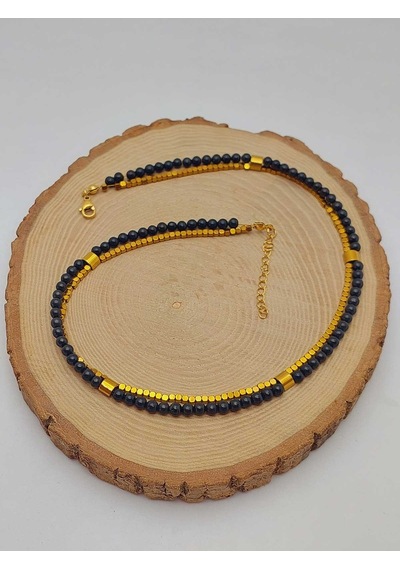 Yasamtohumu Lucid Dream Serisi Shungite Şungit Taşı 4mm Kolye 23170 Çok REnkli Çok Renkli