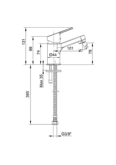 Eca 102188025 Spil Lavabo Bataryası