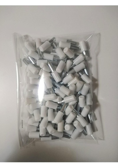 Beyaz Raf Pimi Plastik Başlı Geçmeli Dolap Raf Tutucu 100 Adet Çoklu Renk
