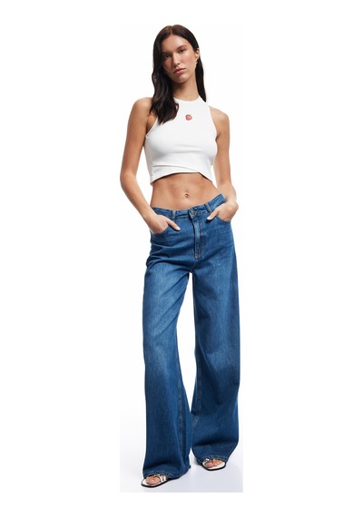 Koton Kolsuz Bisiklet Yaka Çilek Baskılı Fitilli Crop Bluz Beyaz 5sak10050uk Beyaz