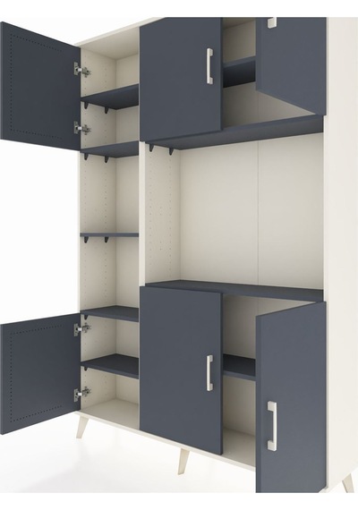 Arges Dolap 9 Raflı 6 Kapaklı 132x30x195 Aytaşı-antrasit/antr... Aytaşı Arges Dolap 9 Raflı 6 Kapaklı 132x30x195 Aytaşı-antrasit/antr... Aytaşı