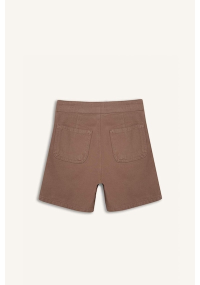 DeFacto Kız Çocuk Gabardin Şort Etek D9305A825SMBN551 Kahve