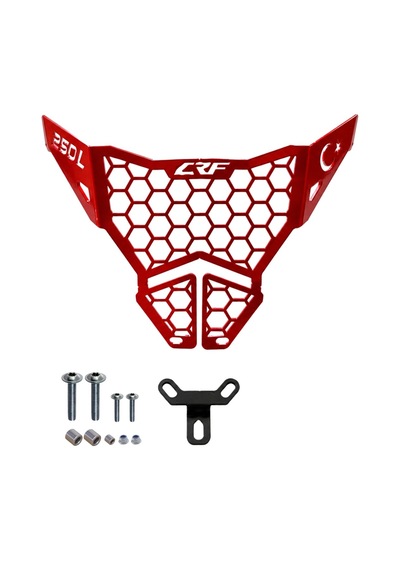 Honda Crf250l 2023 2026 Far Koruma Kırmızı / Crf250 L Far Koruyucu