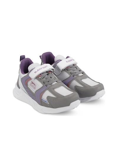Slazenger Kendall Kız Çocuk Sneaker Ayakkabı Gri / Fuşya Gri - Fuşya