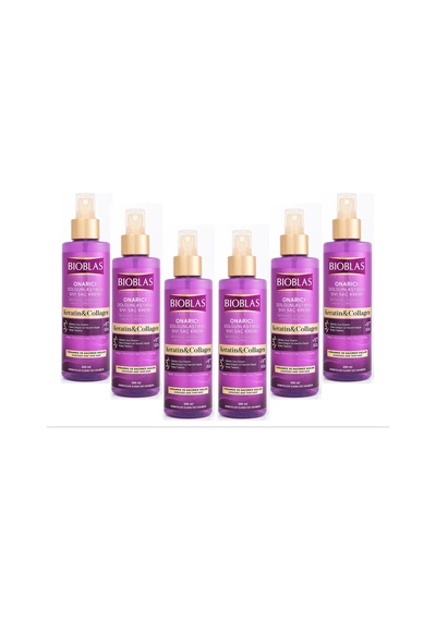 Saç Dökülmesine Karşı Collagen&keratin Sıvı Saç Kremi 200 Ml 6 Adet