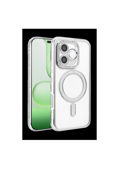 Huawei Honor 600 Lite Joke Simli Magneticsafe Kılıf - Gümüş