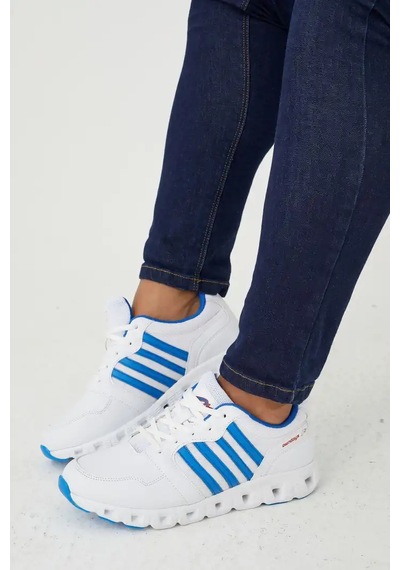 Papucumun Dünyası Erkek Sneaker Anatomik Comfort Taban Koşu Yürüyüş Spor Ayakkabısı Beyaz - Mavi Papucumun Dünyası Erkek Sneaker Anatomik Comfort Taban Koşu Yürüyüş Spor Ayakkabısı Beyaz - Mavi