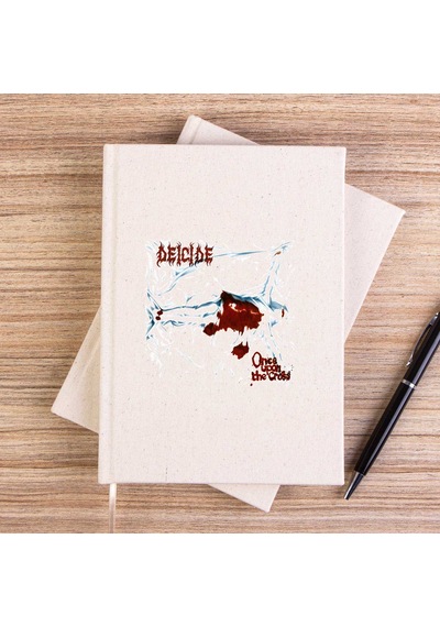 Deicide Once Upon The Cross Çizgisiz Kanvas Defter Krem