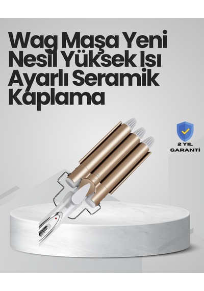 Bukle Saç Maşası Kolay Kullanım, Sağlıklı Bukleler Yüksek Isılı