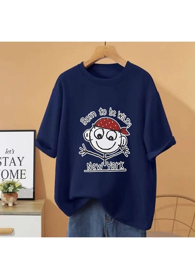 Flood Of Style Komik Doğan Olmak Vahşi New York Grafik Baskı T Shirt Erkek Kadın Rahat Tee Boy Pamuk Lacivert Flood Of Style Komik Doğan Olmak Vahşi New York Grafik Baskı T Shirt Erkek Kadın Rahat Tee Boy Pamuk Lacivert