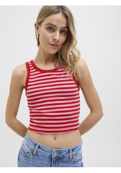 Jack & Jones Kadın Bisiklet Yaka Bluz - Fallon - 12249647 Racing Red Kırmızı