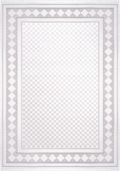 Bahariye Halı Simge Sm02 Grı Renkli