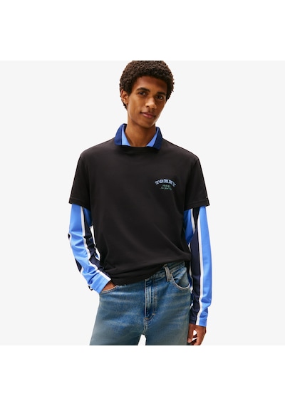 Tommy Hilfiger Regular Dollar Stack Erkek Siyah T-shirt Dm0dm22318 Siyah