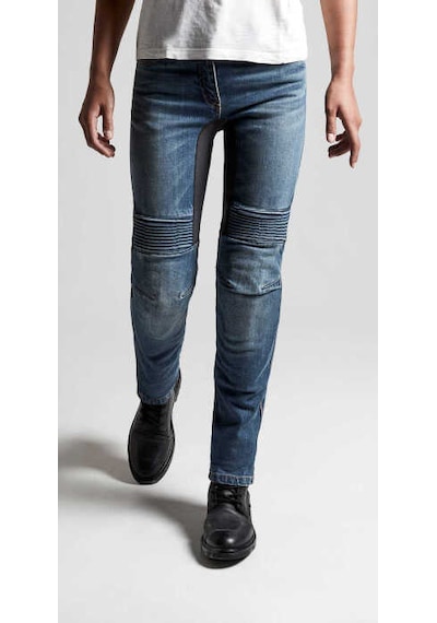 Spidi Spıdı Furıous Pro Lady Kot Pantolon Mavi