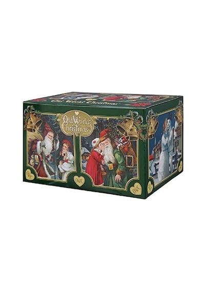 Old World Christmas Noel Ağacı İçin Kivi Cam Üflemeli Süsler