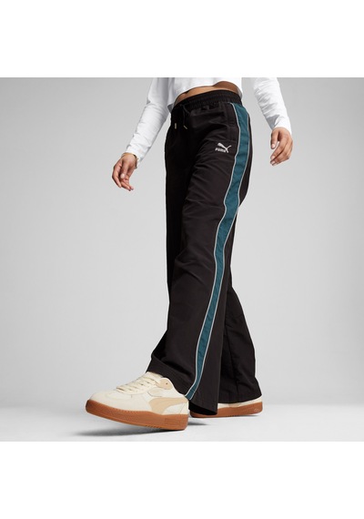 Puma Play Loud T7 Track Kadın Siyah Pantolon Düz 626807 Siyah