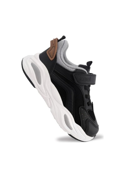 Daxtors Evo Sneaker Ortopedik Taban Unisex Çocuk Spor Ayakkabı Siyah