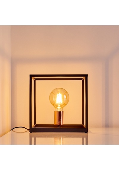 Riolight Modern Küp Metal Abajur 25Cm X 25Cm (538283646)