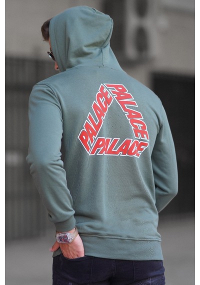 Madmext Madmext Haki Baskılı Sweatshirt 5303-haki Haki