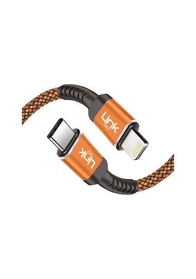 Linktech K424 Type-C/Lightning Data/Şarj Kablosu Pd 20W 3A 1Mt