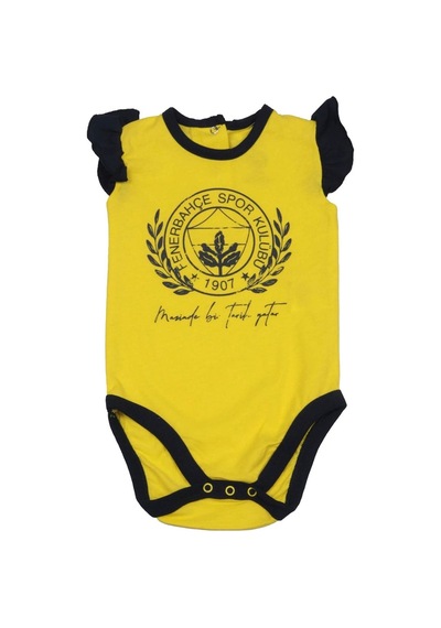 Fenerium Fenerbahçe Sarı Bebek Body Zıbın