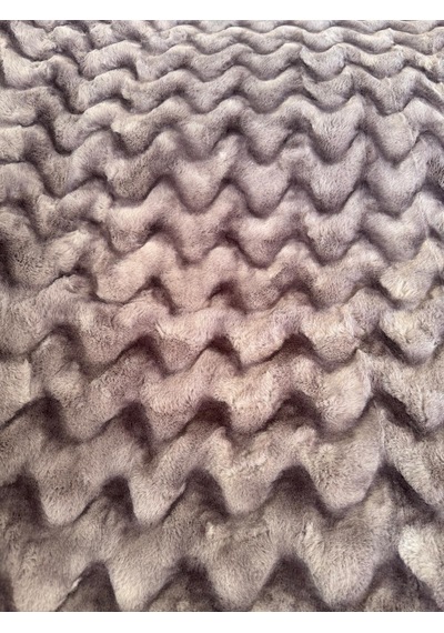 Aslan Bubble Çift Taraflı / Çift Katlı /çift Kişilik/ Lüx Battaniye/ 4,5 Kg / Modern / Şık / Çeyizlik Açık Mor