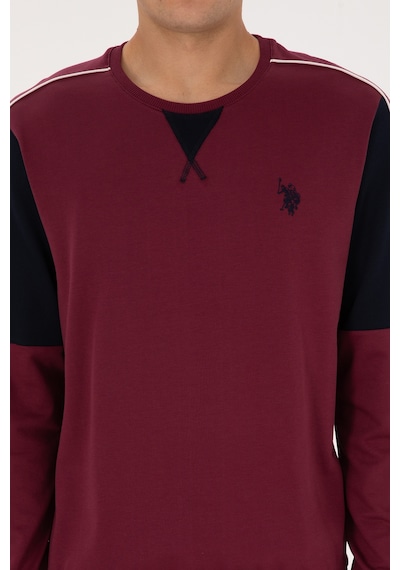 U.s. Polo Assn. Erkek Vişne Pijama Takım 50318594-vr223 Vişne