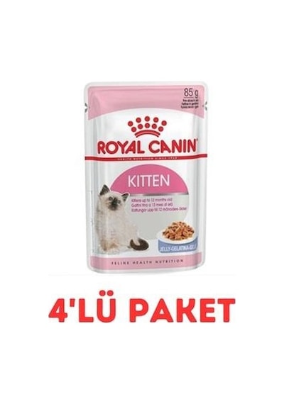 Royal Canin Kitten Instinctive İn Jelly Yavru Kedi Konservesi 4 x 85 G