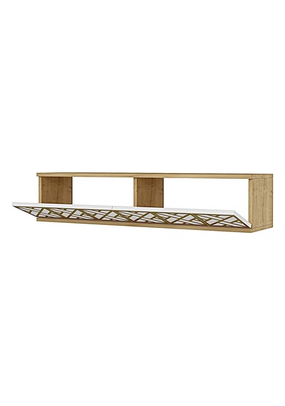 Tda1238dbg - Arex120 Duvara Montaj Tv Stand, Tv Rafı, Tv Sehpası Safirmeşe - Beyaz - Gold 120cm Tda1238dbg - Arex120 Duvara Montaj Tv Stand, Tv Rafı, Tv Sehpası Safirmeşe - Beyaz - Gold 120cm