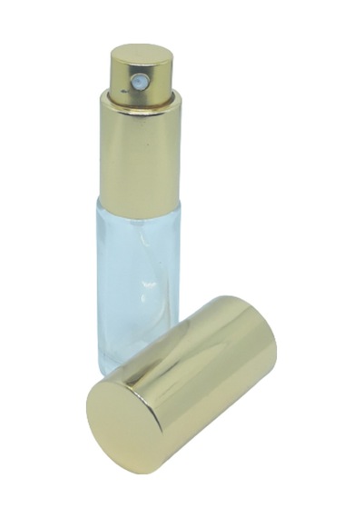 Boş Parfüm Şişesi 4 ML 10 Adet Sarı Metal Sprey ve Kapak Boş