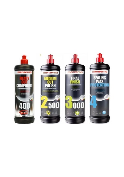 Menzerna 400 2500 3000 Sealingwax Pasta Hare Ve Boya Koruma Seti 1 Lt