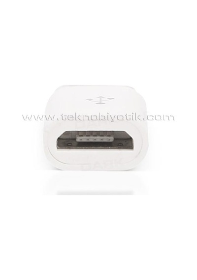 Dark Usb3.1 Type-C Erkek - Micro Usb 2.0 Dişi Beyaz Dönüştürücü DK AC U31XMICROW