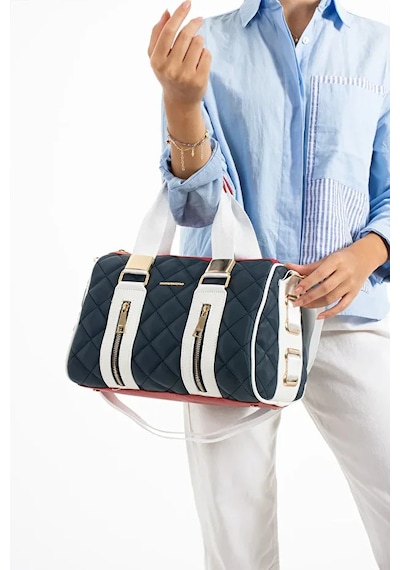 Just Polo Kadın Günlük Kullanıma Uygun Ayarlanabilir Askılı Büyük Boy Lüks El & Omuz Çantası Shoulder Bag Tomy