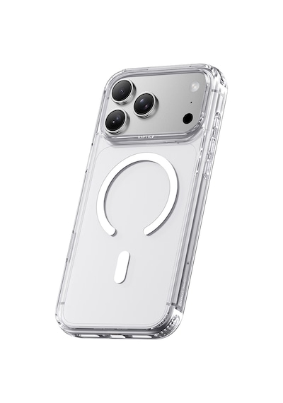 Apple iPhone 18 Pro Uyumlu Kılıf M-safe Şarj Özellikli Raptic Air Clear Serisi Airbagli Kapak Şeffaf