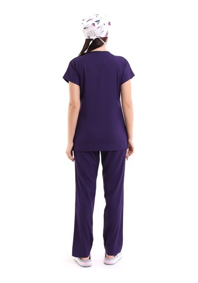 Bflex Unisex Likralı Yarasa Kol Takım - 6405 Koyu Mor Soft 6405 Koyo Mor Soft