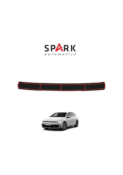 Volkswagen Golf 8 2021- Yılı Ve Sonrası Uyumlu Arka Tampon Eşiği Mat Siyah
