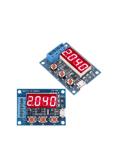 Hw-586 / Zb2l3 1.2v 12v 18650 Li-ion Lityum Deşarj Pil Kapasitesi Ölçer