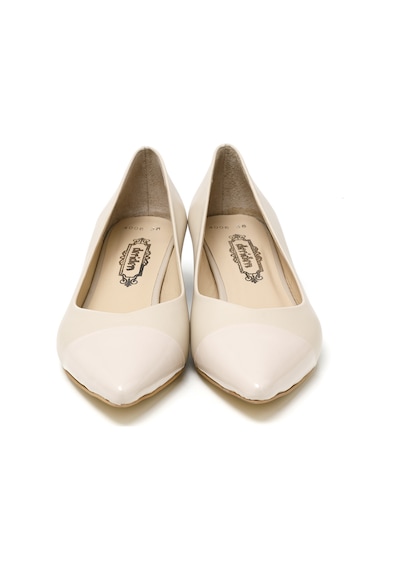 Topuklu/ Stiletto Kadın Rc-4006 Deriden Krem Krem