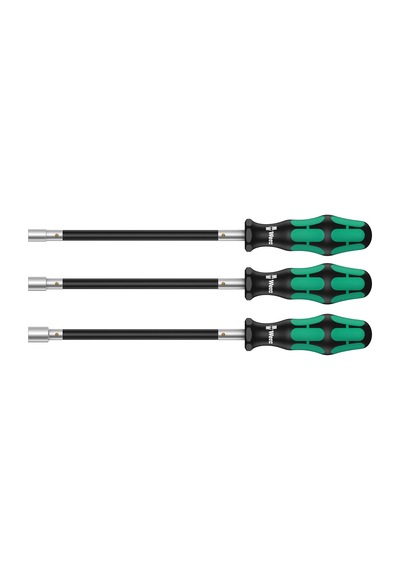 Wera Hortum Kelepçesi Tornavida Seti 391/3, 3 Parça, 05135311001